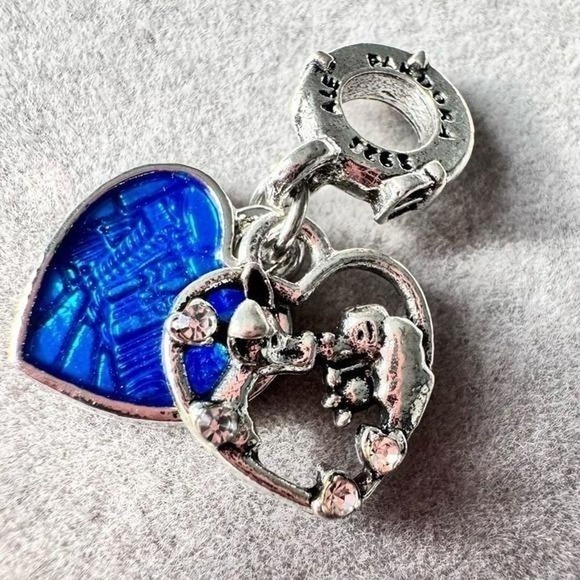 S925 Puppy Love Charm fits‎ PANDORA - Picture 1 of 8